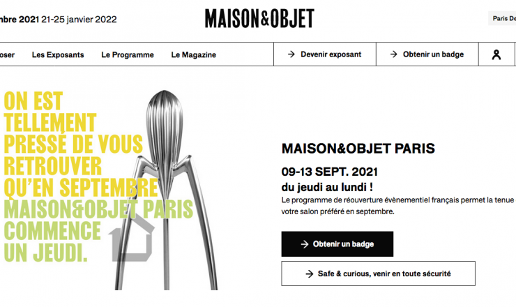 Maison&Objet メゾン・エ・オブジェ9月展